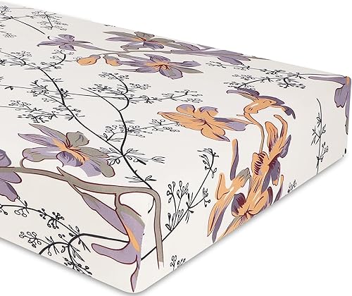 Miniatura 1 de NIBESSER Fundas de cojín de repuesto impresas y elásticas para sofá, protector de muebles con parte inferior elástica (M, negro + patrón de hojas)