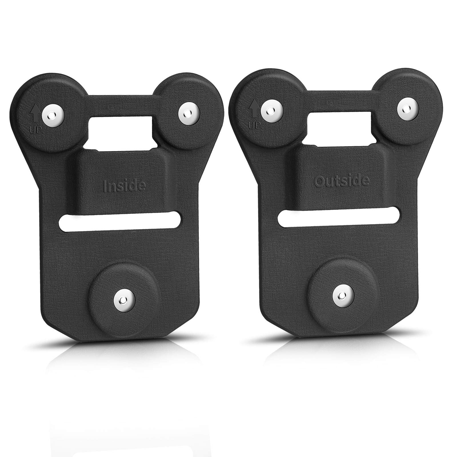 GRC Body Camera Magnet Mount - Black Silicone Strong Suction Body Worn Camera Magnets Clip, Stick to Clothes Universal Magnetic Mount for All Brand Body Cams