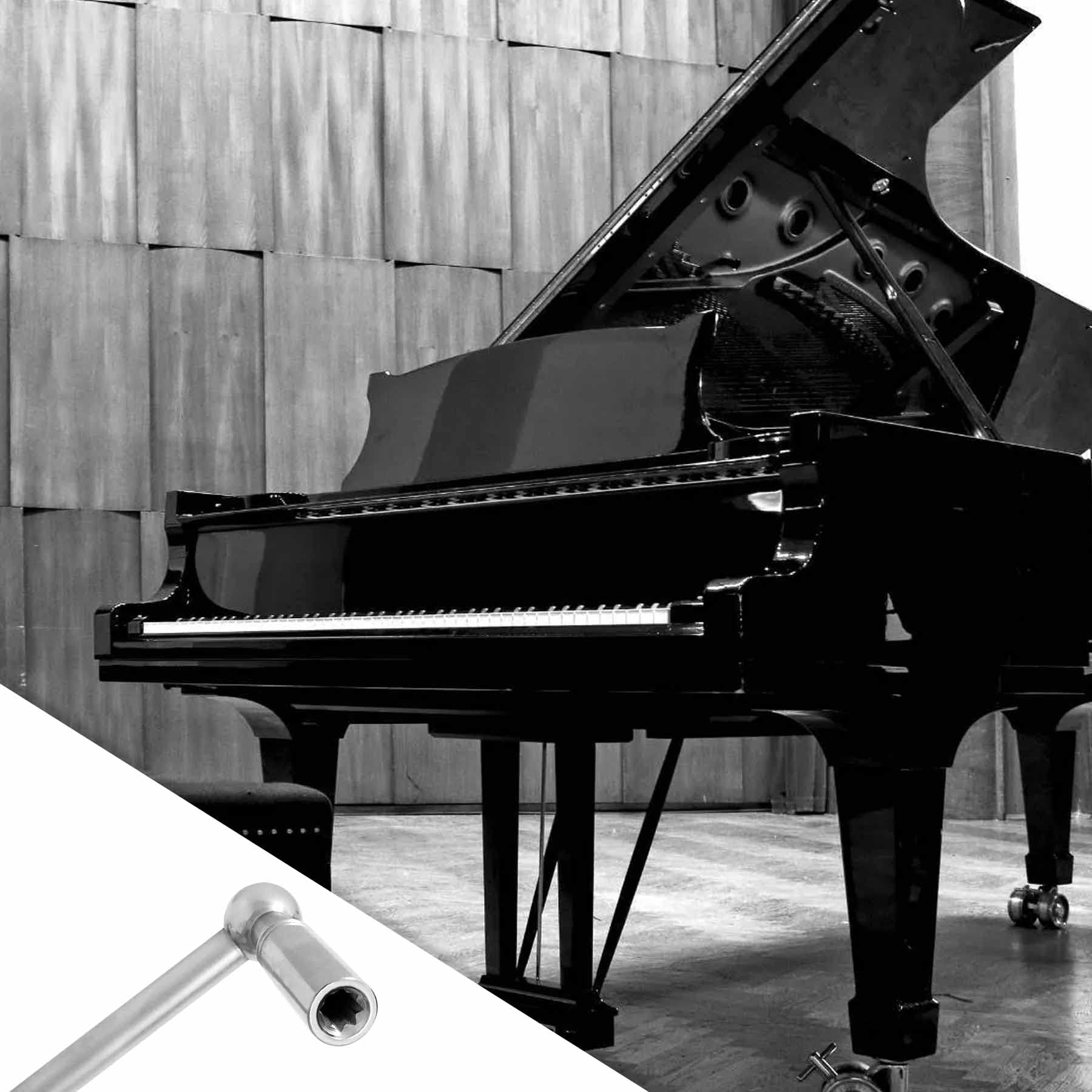 Piano Tuning Kit - Hammer, Mutes & More -6