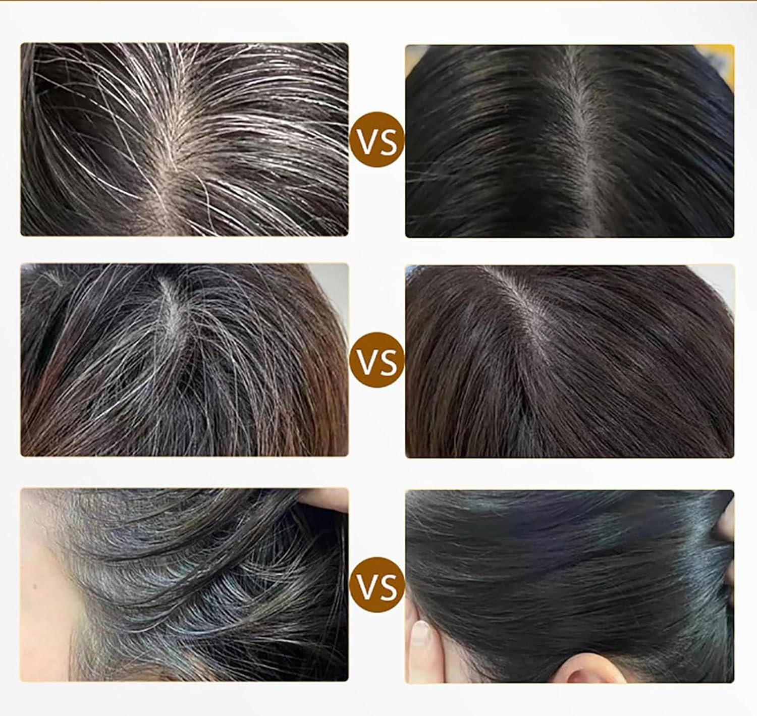 2 unidades Barra de tinte Carylook,Barra de tinte impermeable y resistente al sudor,Barra de retoque portátil con peine,Peine de retoque 2 en 1 para cubrir canas (Negro)