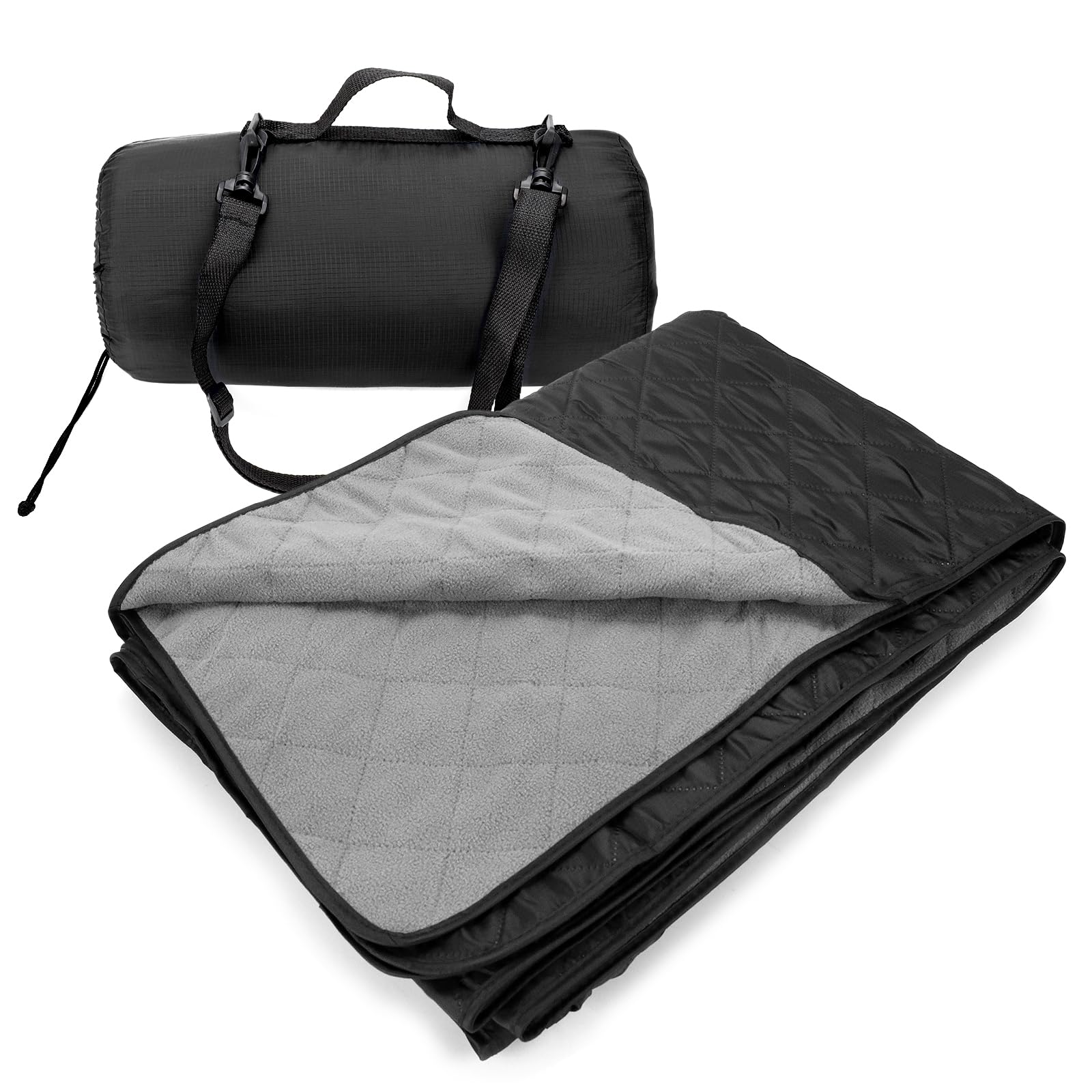 I LITTON Large Outdoor Waterproof & Windproof Blanket, 195x150 CM Stadium Camping Car Blanket With Carry Bag, Perfect for Picnic Sport Beach