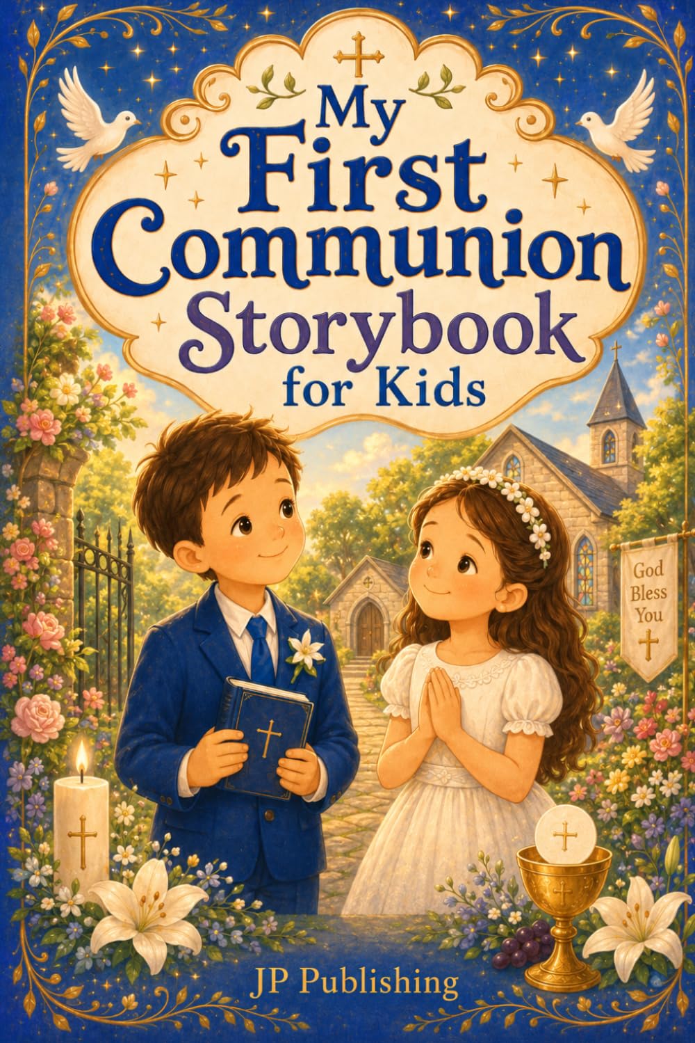 My First Communion Storybook for Kids: Short Catholic Stories, Prayers, and Journal Prompts to Prepare Young Hearts for First Holy Communion