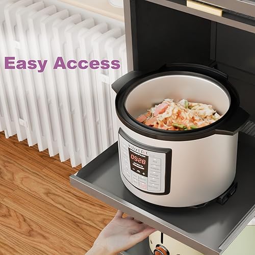 Miniatura 4 de Organizador de almacenamiento para armario de cocina, estante de 5 niveles, ahorro de espacio