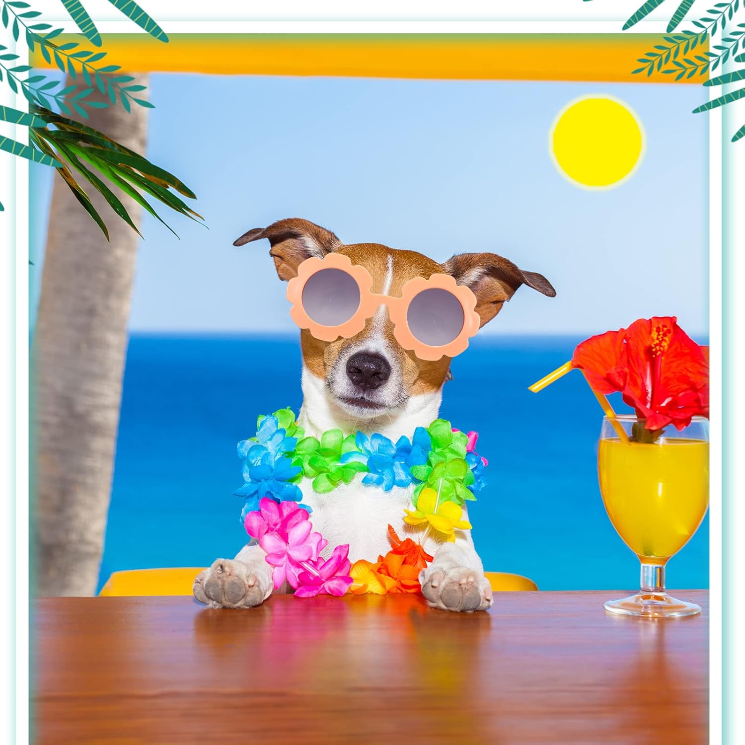 12 Pairs Kids Round Flower Sunglasses Girls Toddler Flower Shaped Cute Outdoor Sunglasses Eyewear Glasses - Image 5