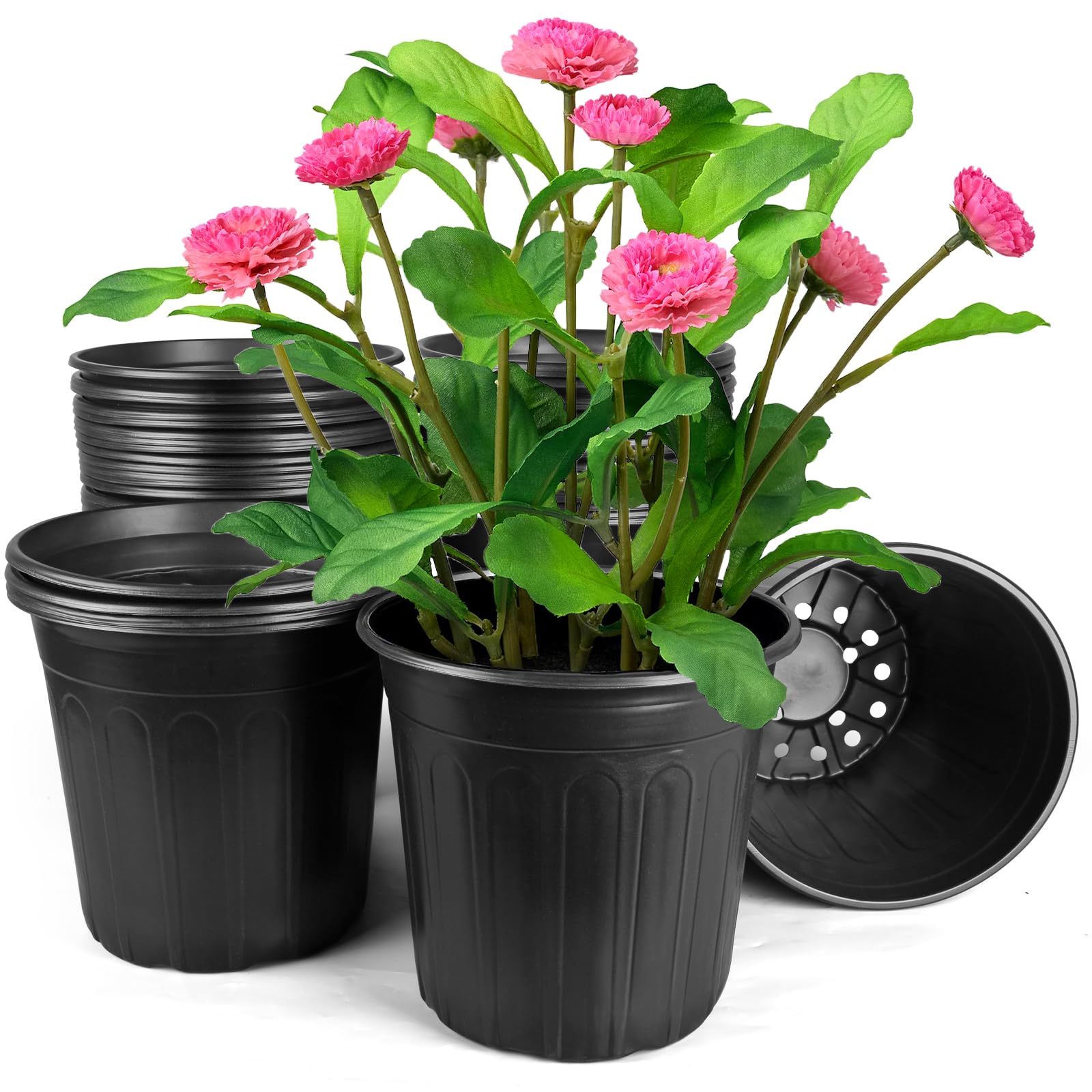 HQAUT 5 Gallon Pots for Plants