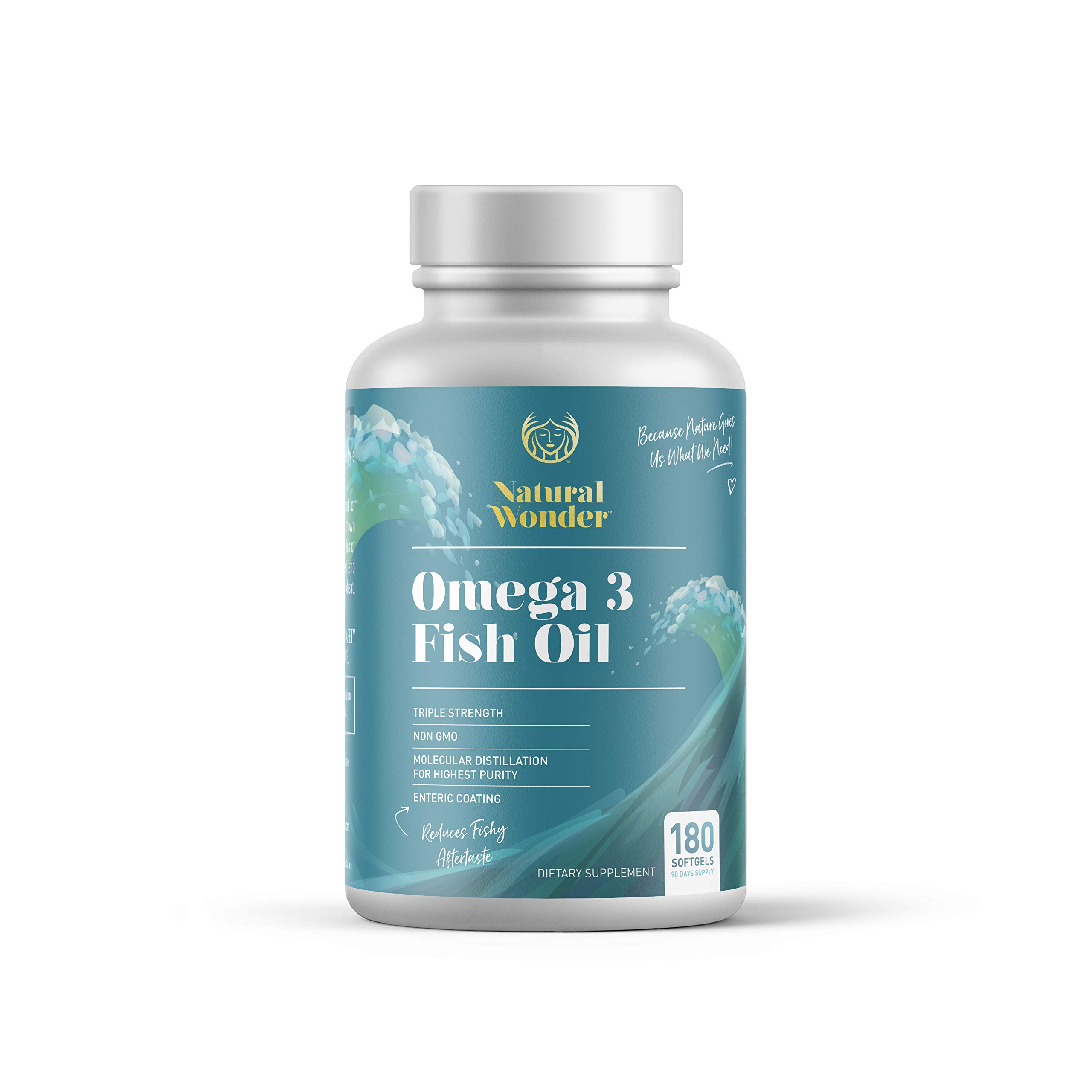 Buy Triple Strength Omega 3 90 day supply Burpless Ultra Purified