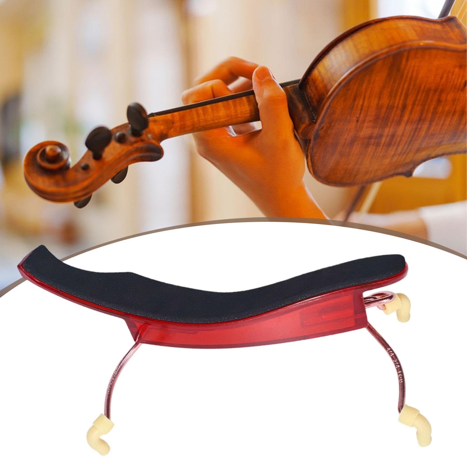 Spalliera per Violino 4/4 3/4 per Principianti, Ergonomica, Comoda, Antiscivolo, Mentoniera