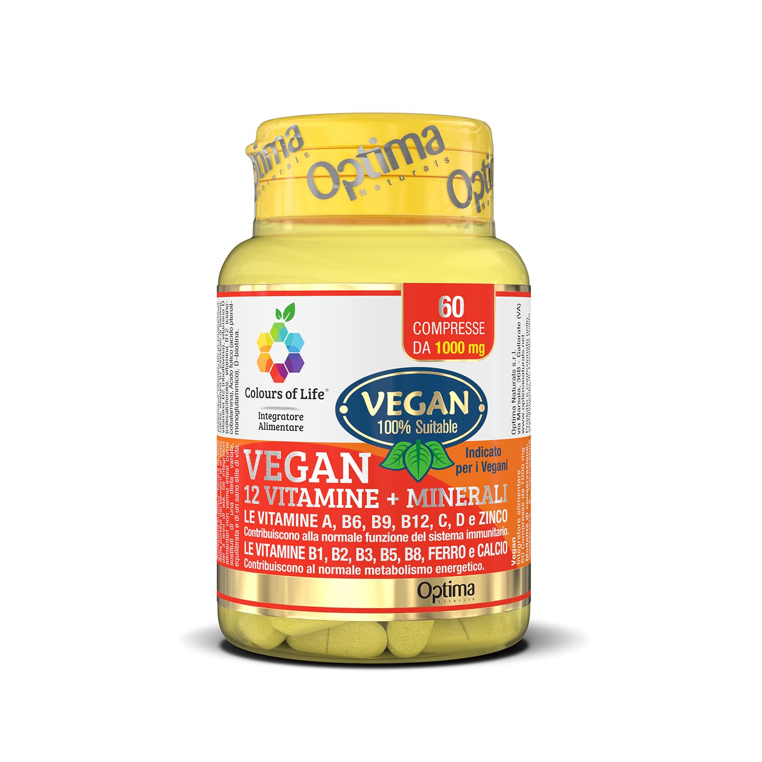 colours of life Vegan 60compresse