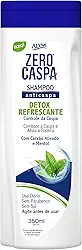 Alyne, Shampoo para cabelos, Zero Caspa Detox refrescante, 350 ml, Azul