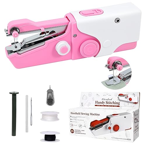 Mini Handheld Sewing Machine, Portable Electric Sewing Machine for Quick