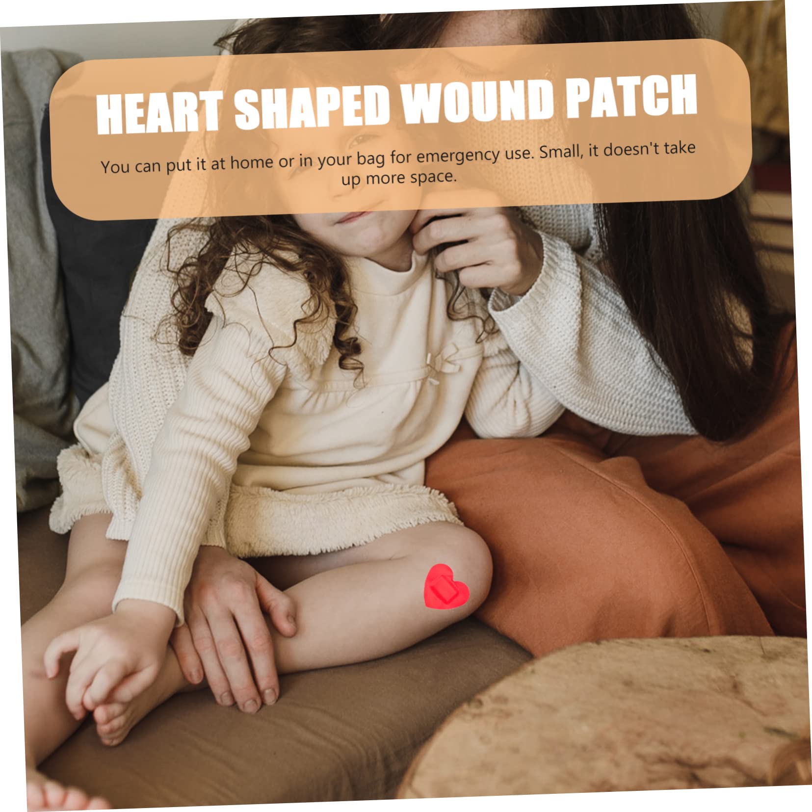150 piezas Apósitos Adhesivos Forma de Corazón Transpirables Vendajes Elásticos Impermeables para Heridas Parches de para Adultos