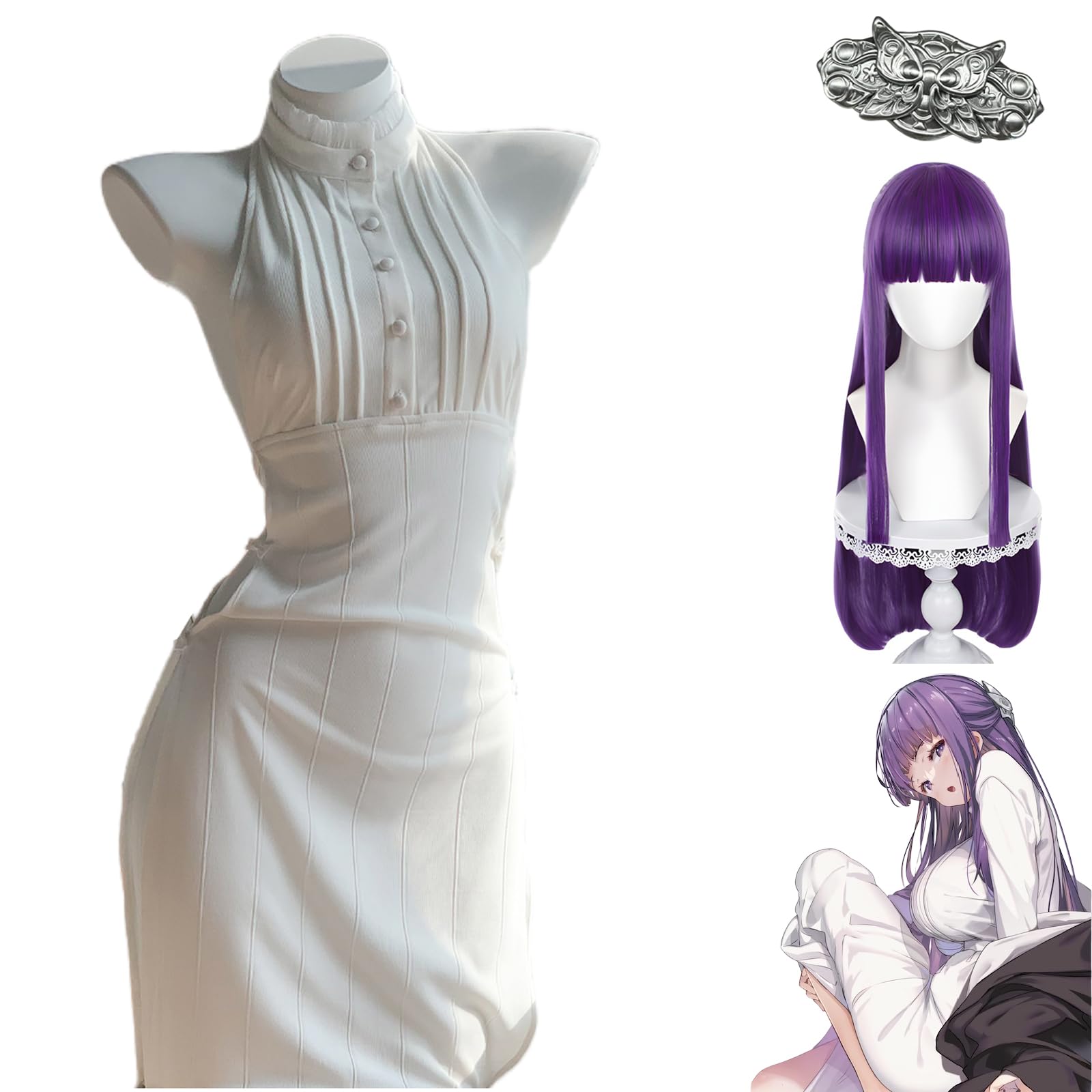 Amazon.co.jp: [Acosdary] 葬送のフリーレン フェルン コスプレ衣装 