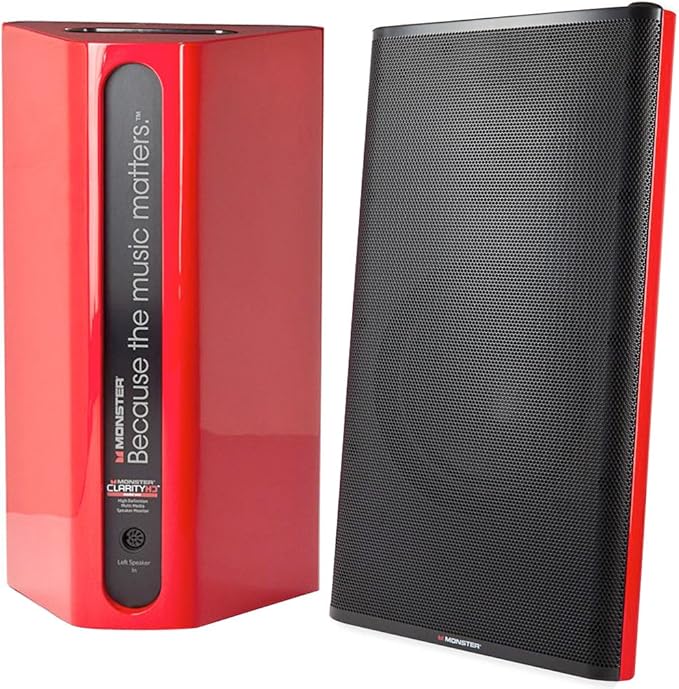Monster Clarity HD Monitor Speakers Red Amazon.co.uk Electronics