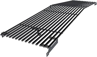 APS Compatible with 1981-1987 Chevy Blazer C K Pickup Suburban & 81-87 GMC Suburban C K Pickup Jimmy Main Upper Stainless Steel Black 8x6 Horizontal Billet Grille Insert C85002J