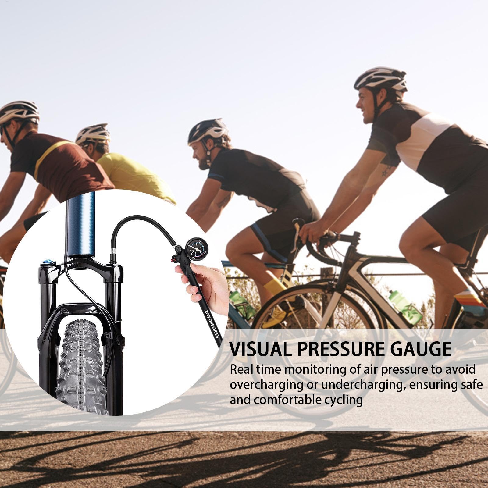 Generic Pompe à Pneu De Vélo Et Pompe à Air En Aluminium à Prix Pas Cher | Maroc