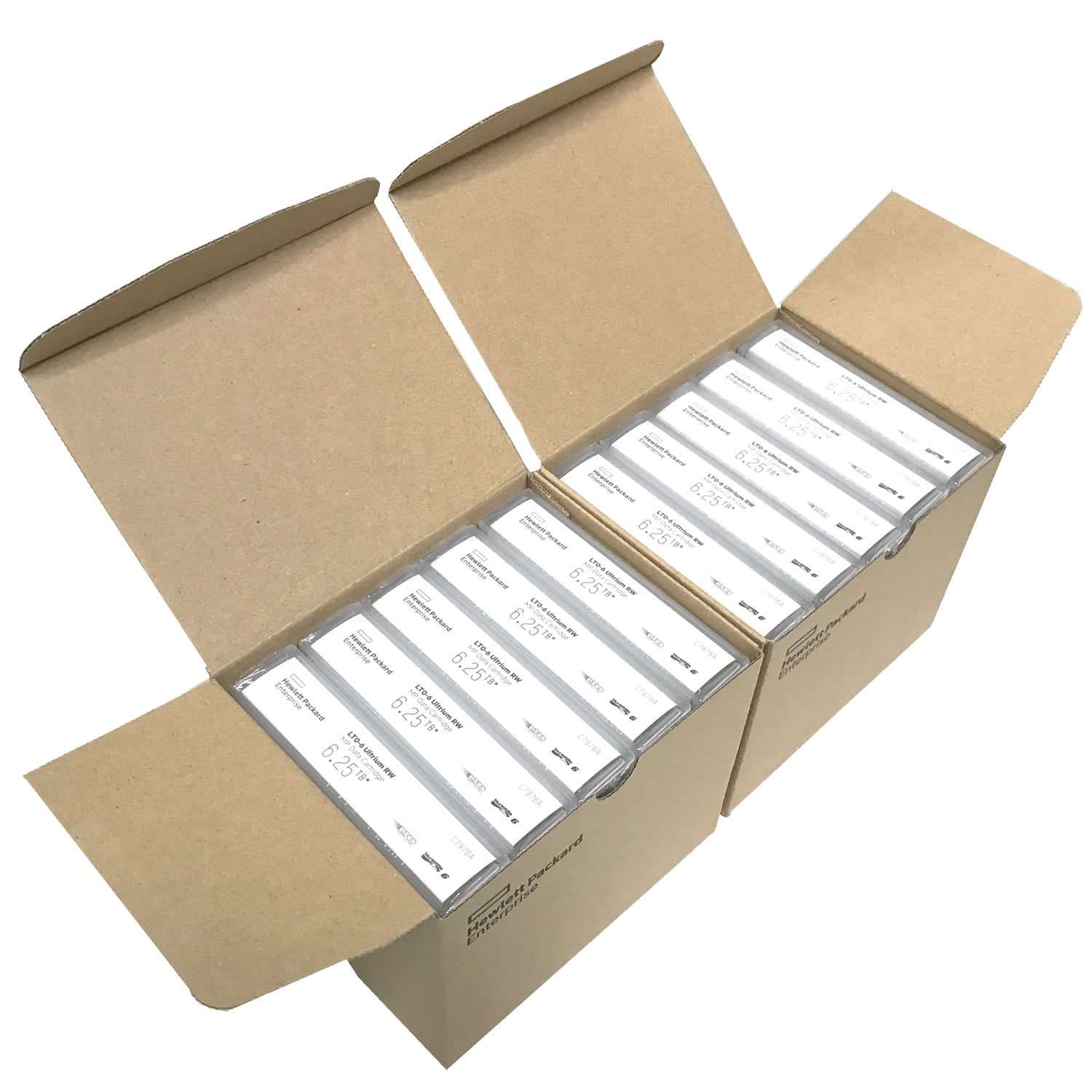 HPE LTO 6 Ultrium C7976A - Cartucho de datos (2,5/6,25 TB, 10 unidades)