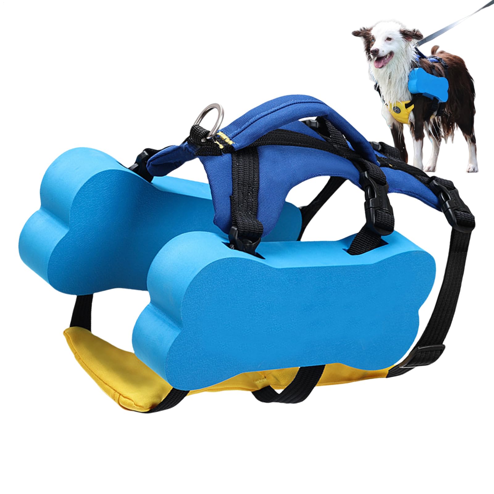 Veste flottante natation pour chien idéale pour le paddle et la plage