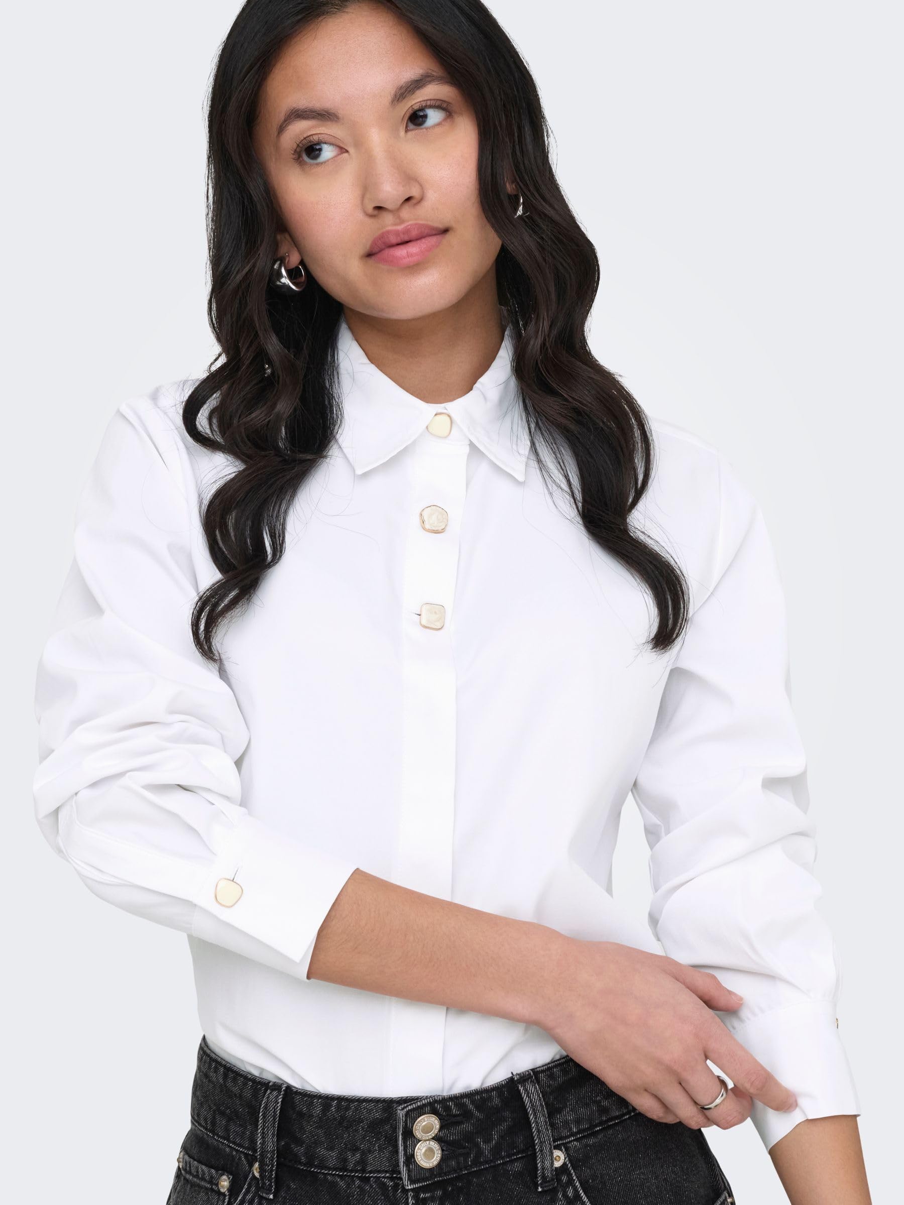 ONLY Onllyra Oregon L/S T-Shirt WVN Femme