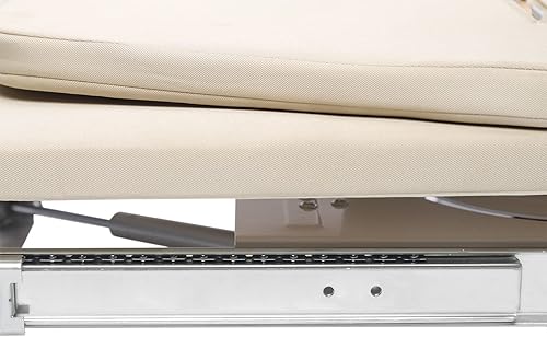 Miniatura 7 de Closet Sliding Out Foldable Iron Board,180 Free Rotation Retractable Hiding Ironing Board with Remove Heat Resistant Ironing Cover, Unfold Size 32.2
