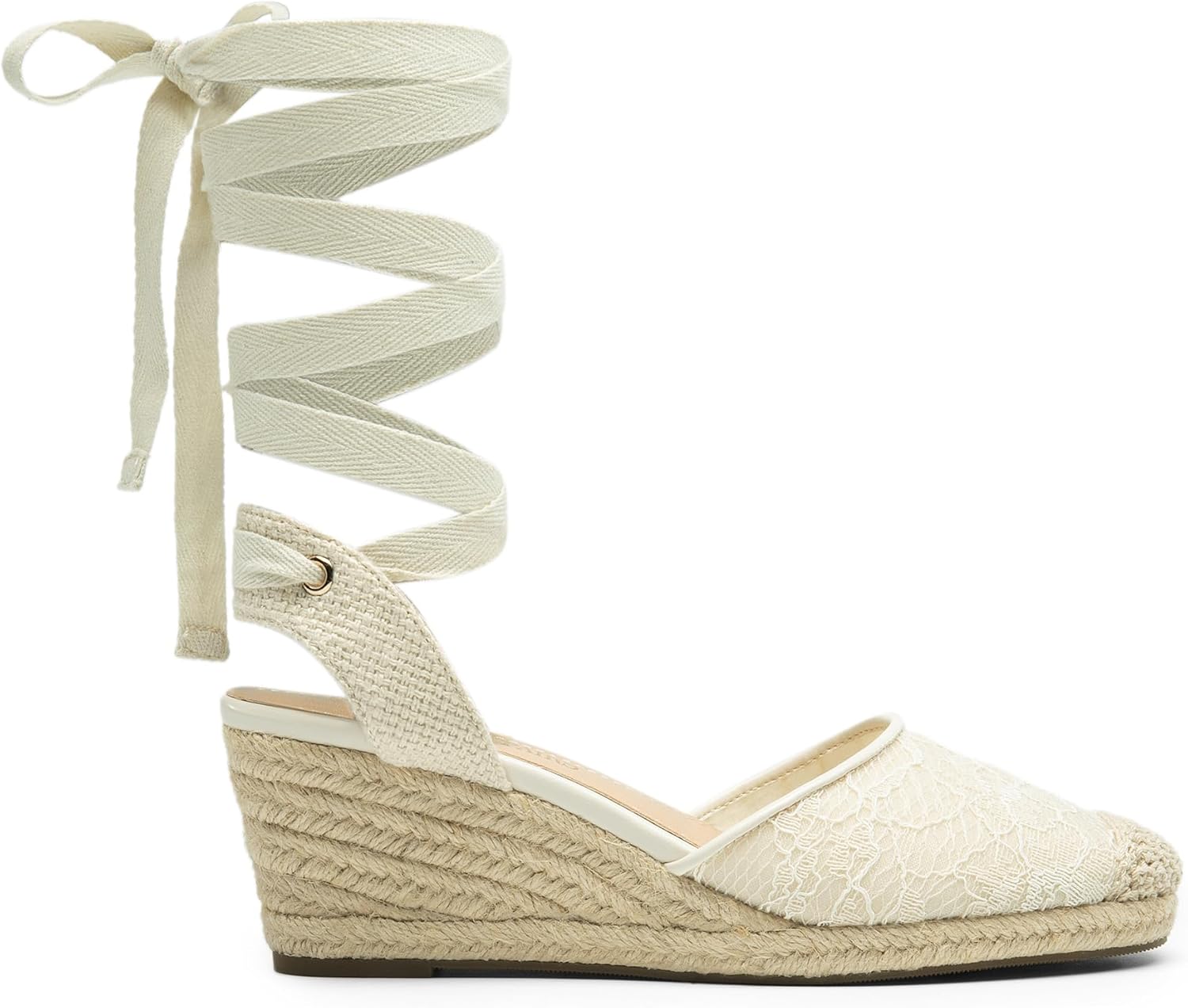 DREAM PAIRS Women's Wedge Sandals Platform Close Toe Espadrilles Strappy Lace Up Sandals Cute Fashion Comfortable Dressy Beach Vocation Summer Shoes - Image 3