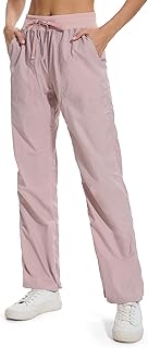 SEVEGO Women's 30"/32"/34"/36" Tall Inseam Lightweight Dance Studio Pants Ruched Workout Athletic Casual Pants