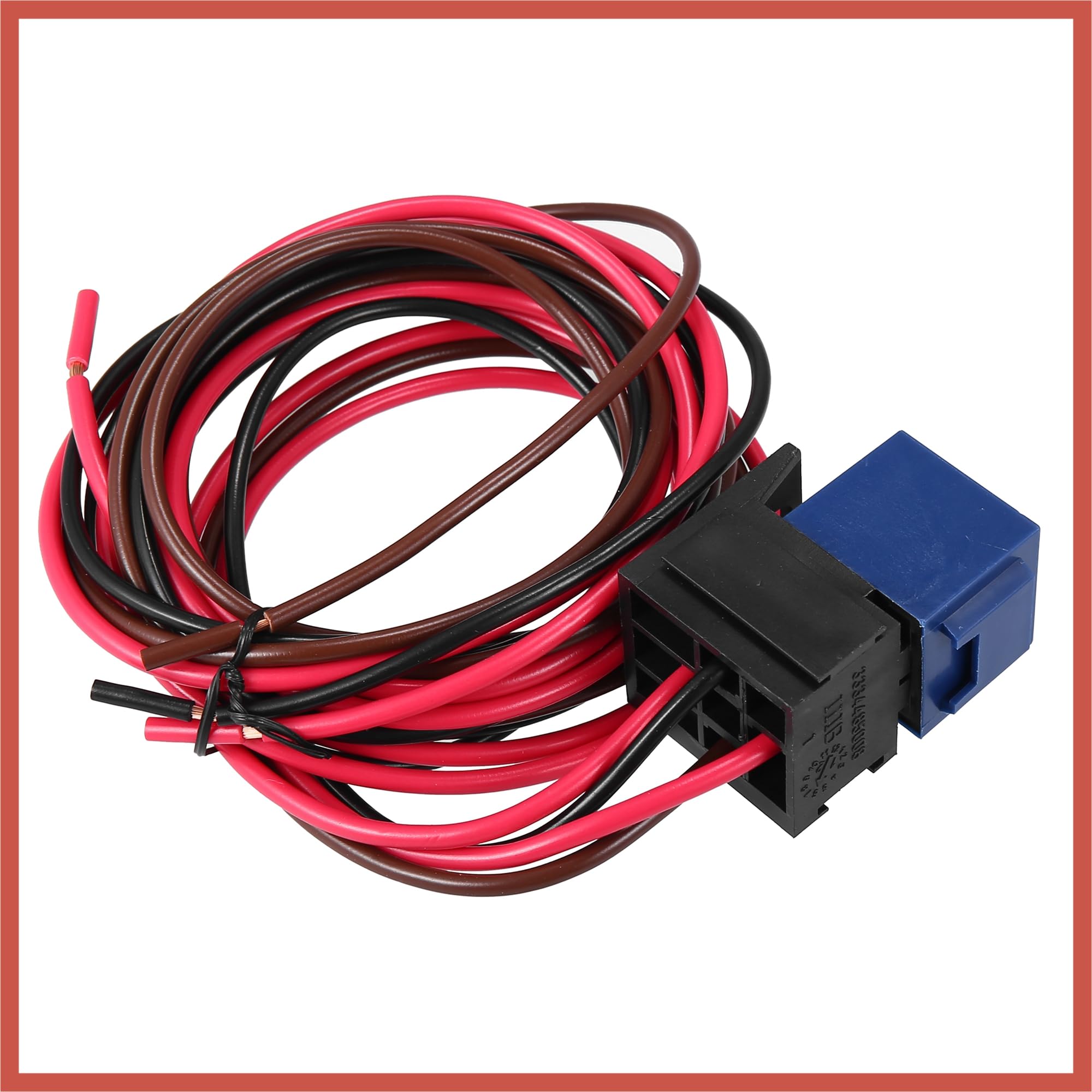 ACROPIX 12V Electric Fan Thermostat Controller Kit - Adjustable Temp, Includes Relay, Wiring & Probe
