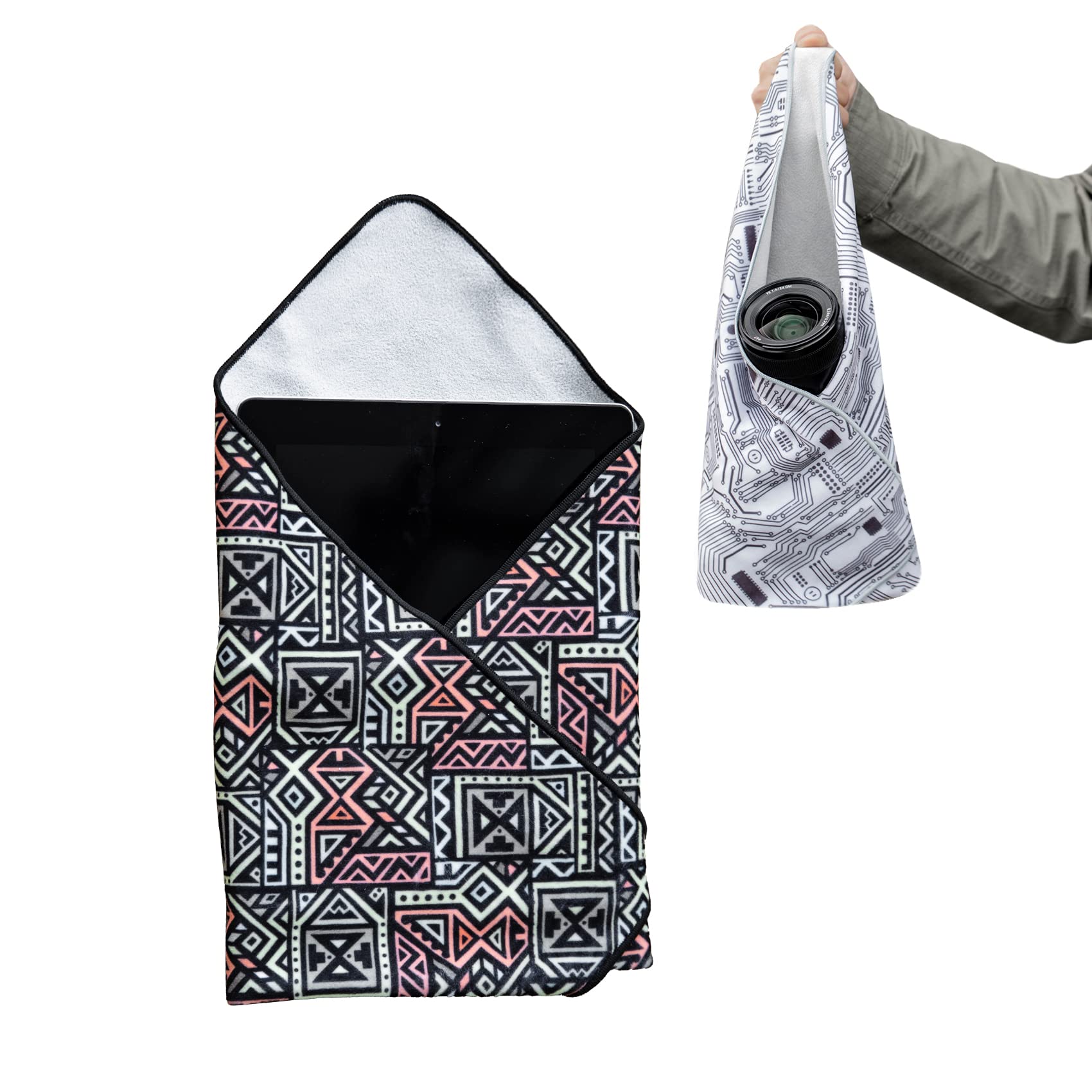 PGYTECH Protective Wrap, Anti-scratch Lens Camera Wrap, Lens protector, Magic Self-Adhesive Cloth Protective Camera Wrapper (Ethnic)