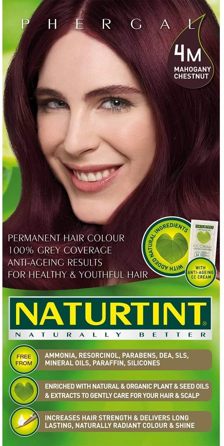 4M Permanent Mahogany Chestnut Haircolor Kit, 4.5 Ounce - 3 per case.3