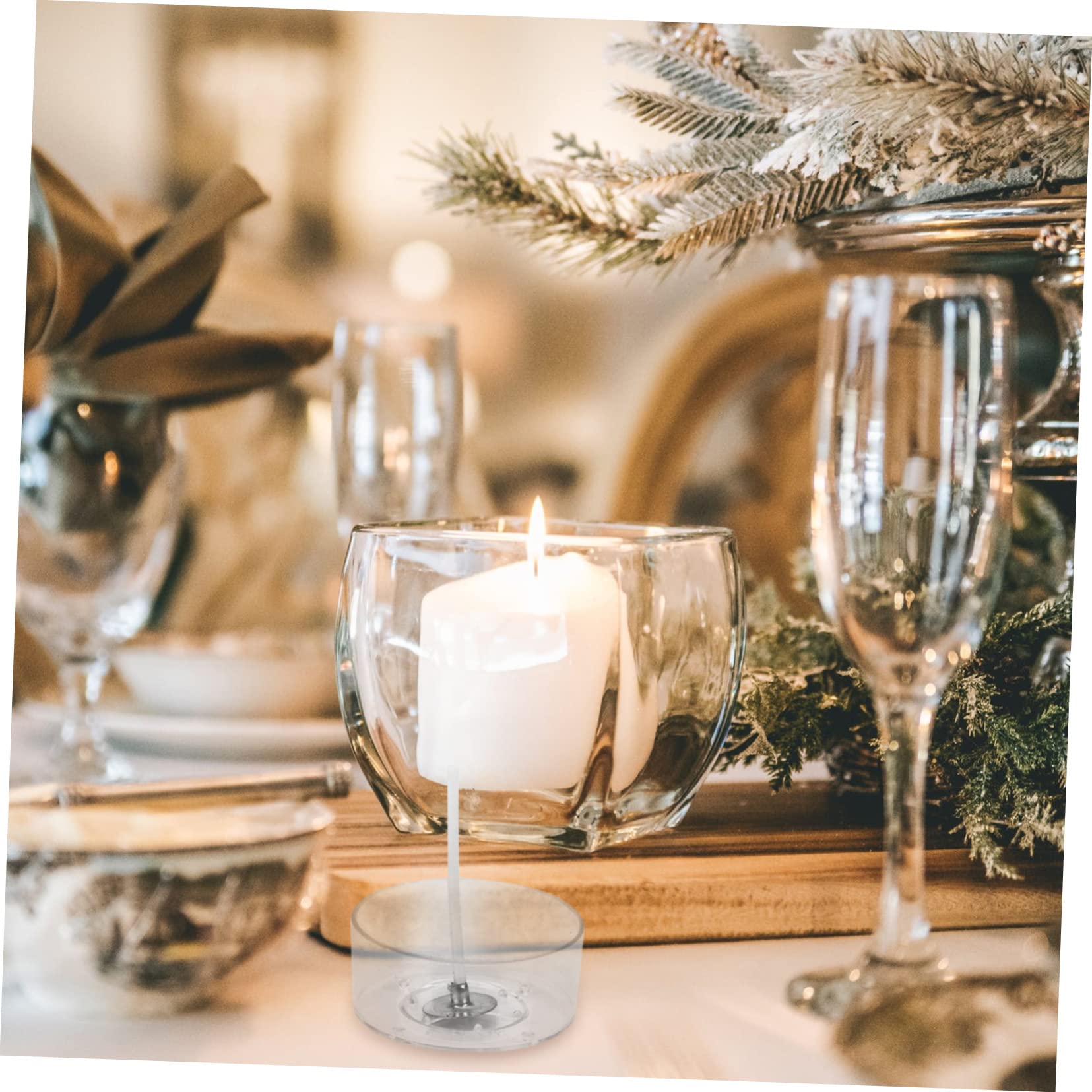 Housoutil 1Set DIY Candle Making Kit Heart Candle Molds with Wicks Safe Convenient Candle Molds for Adults for Creative Craft Projects Unique