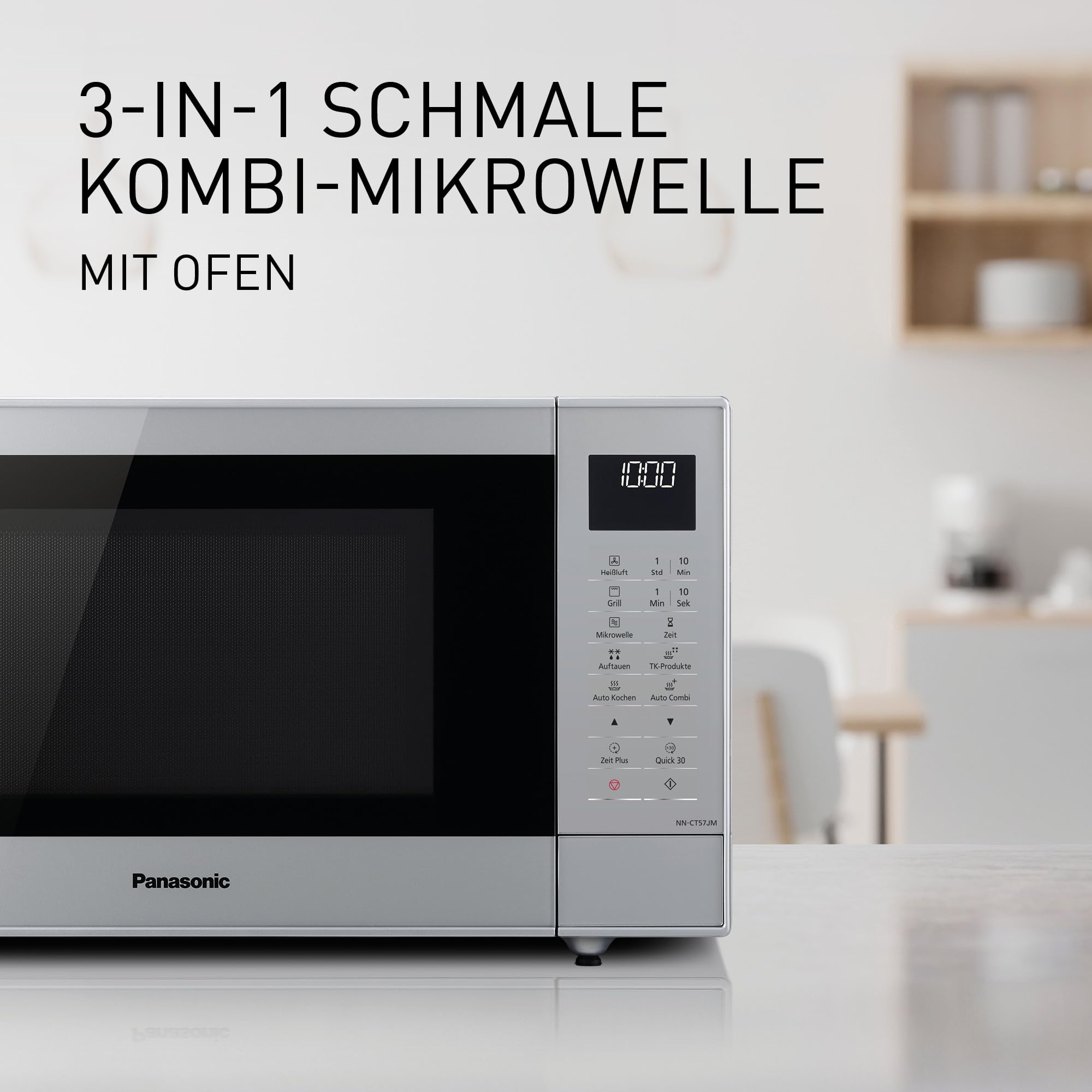 Panasonic NN-CT57JMGPG Kombi-Mikrowellenherd 27 Liter 1000 W Edelstahl