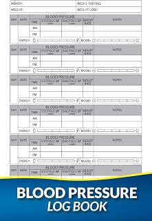 Blood Pressure Log Book: Simple Daily Tracker Notebook and Recorder Journal for Diabetics | Healthy Heart Rate Monitoring at Home for Seniors | Health Tracking and Heart Care by Nurse