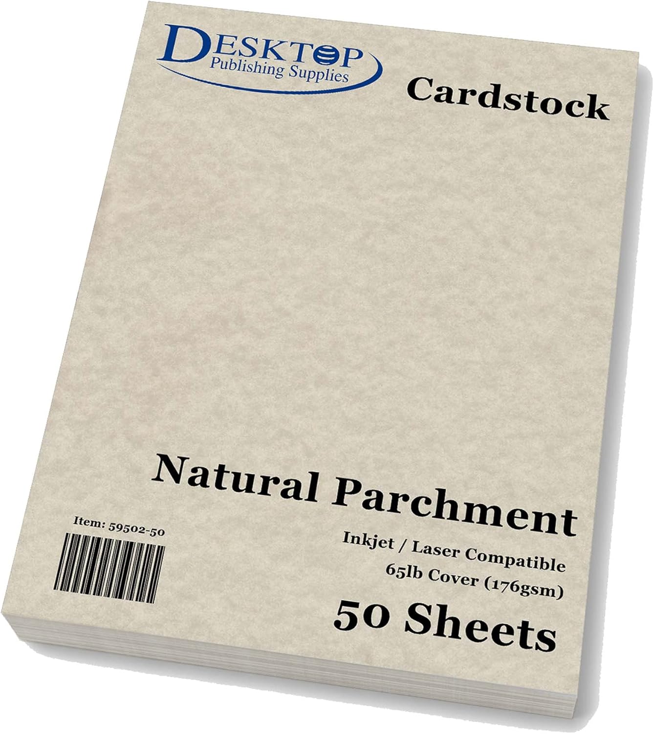 65lb Natural Parchment Cardstock for Inkjet & Laser
