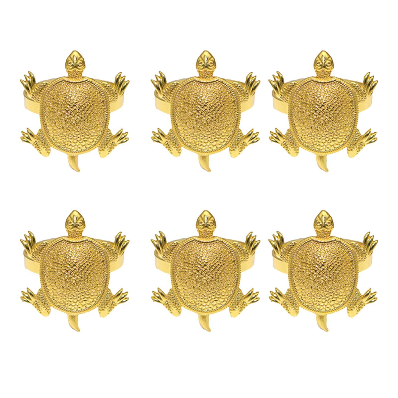 MALSSE Recyclable Metal Napkin Circlets Highlighting Cowrie Echinoderm Theme Coastal Dinnerware for Modern Kitchens Cowrie Sea Theme Napkin Holder