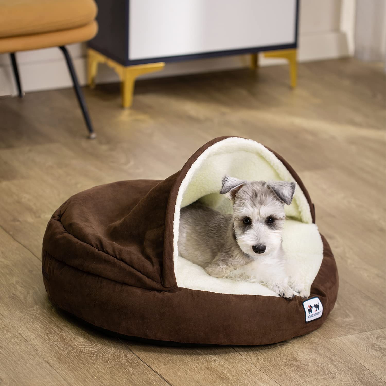 Beskie huisdier tent grot bed voor kleine middelgrote puppies Kitty honden katten huisdieren slaapzak dikke fleece