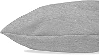 Vista 6 de Betty Dain Funda de almohada universal de jersey elástico, talla única, funda de almohada 100% algodón de punto jersey, cubierta suave
