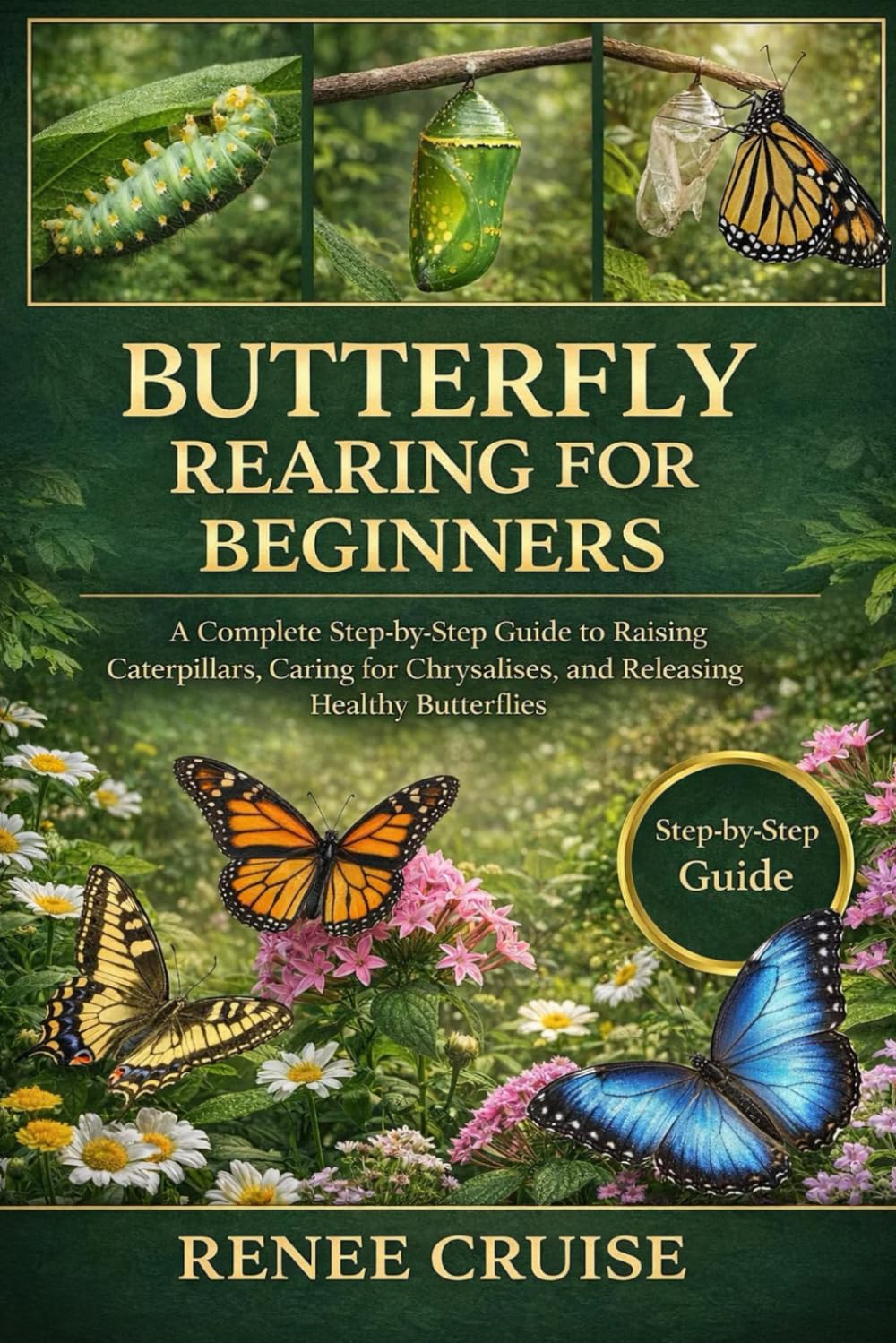 BUTTERFLY REARING FOR BEGINNERS: A Complete Step-by-Step Guide to Raising Caterpillars, Caring for Chrysalises, and Releasing Healthy Butterflies.