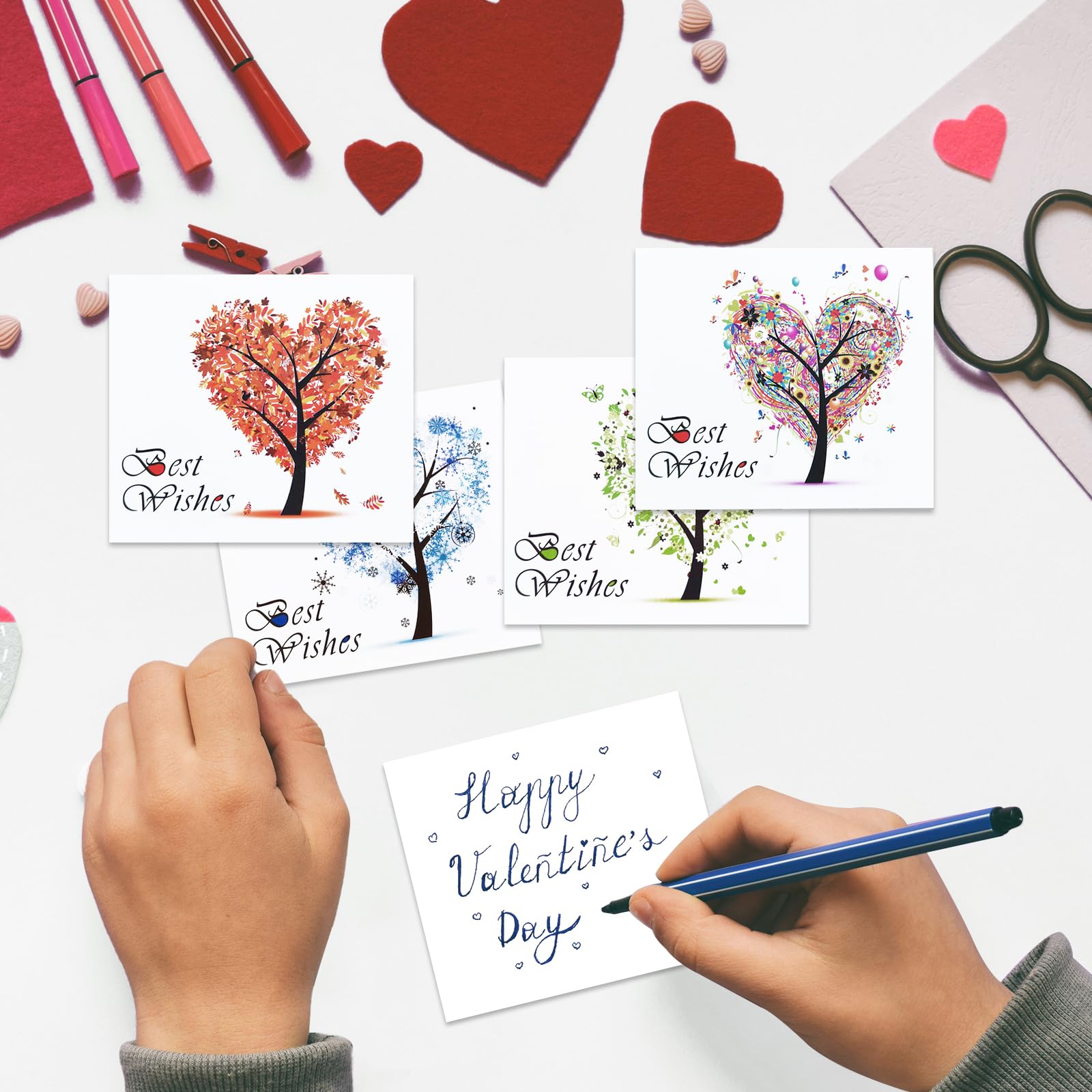 Biglietti Auguri Divertente 40 Pezzi Carte Regalo Buona Fortuna per Nuovo Lavoro Anniversario Matrimonio