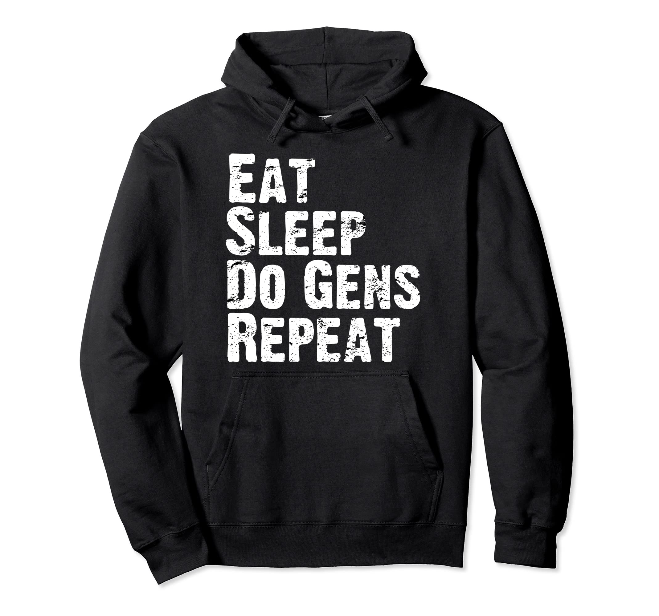 Eat Sleep Do Gens Repeat DBD Survivor Main Pullover Hoodie