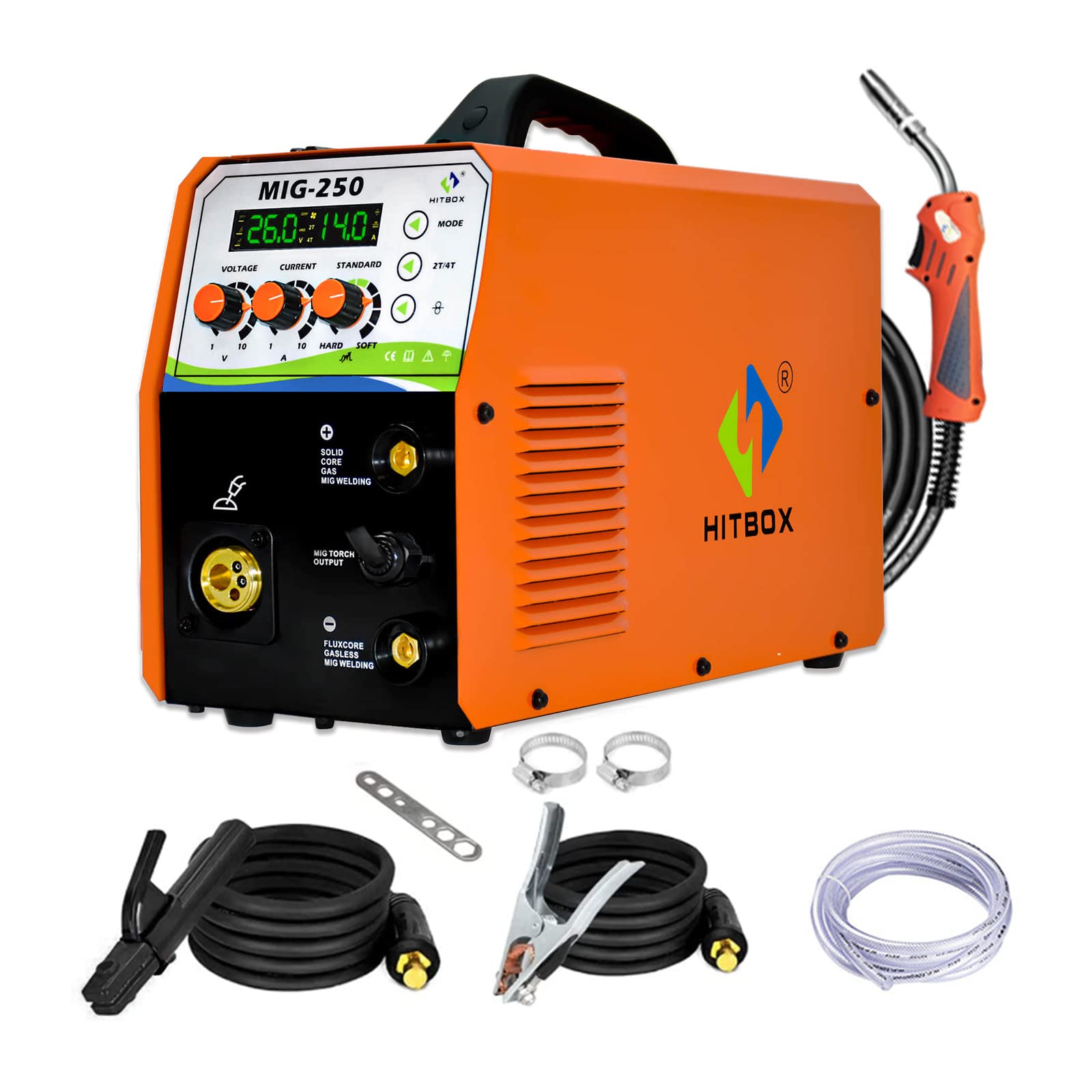 Buy HITBOX 180A 240V Mig Welder 4 in 1 Digital Display MIG Welding