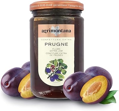 Agrimontana Confiture Extra de Prunes - 350 Grammes