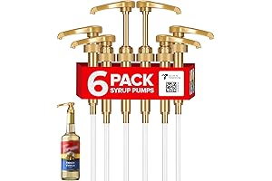 Torani Syrup Pump 6-Pack Gold: Elevate Your Beverage Experience