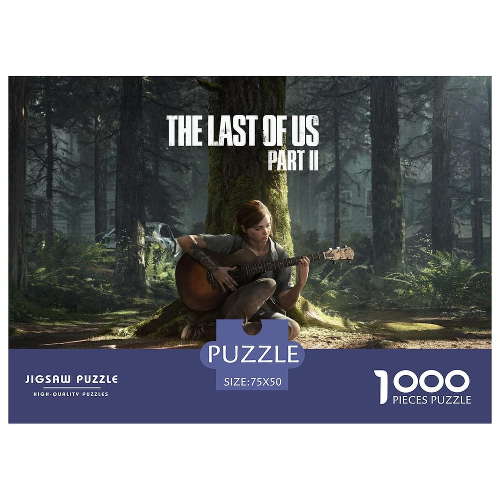 3D Puzzle 1000 Piezas para Adultos Y Adolescentes Juego Characters – The Last of Us Jigsaw Puzzle Juguete para Regalo Educativo Rompecabezas DIY Creativo 1000pcs (75x50cm)