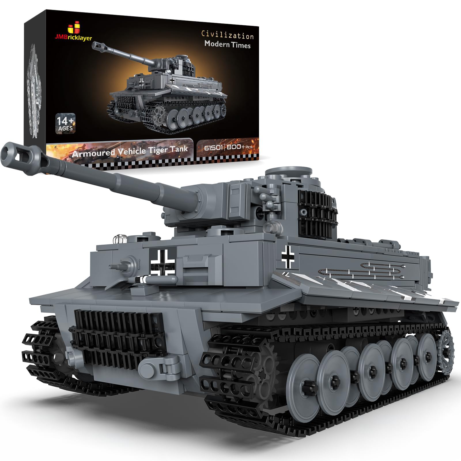 Amazon.com: JMBricklayer Tank Building Sets for Adults - WW2