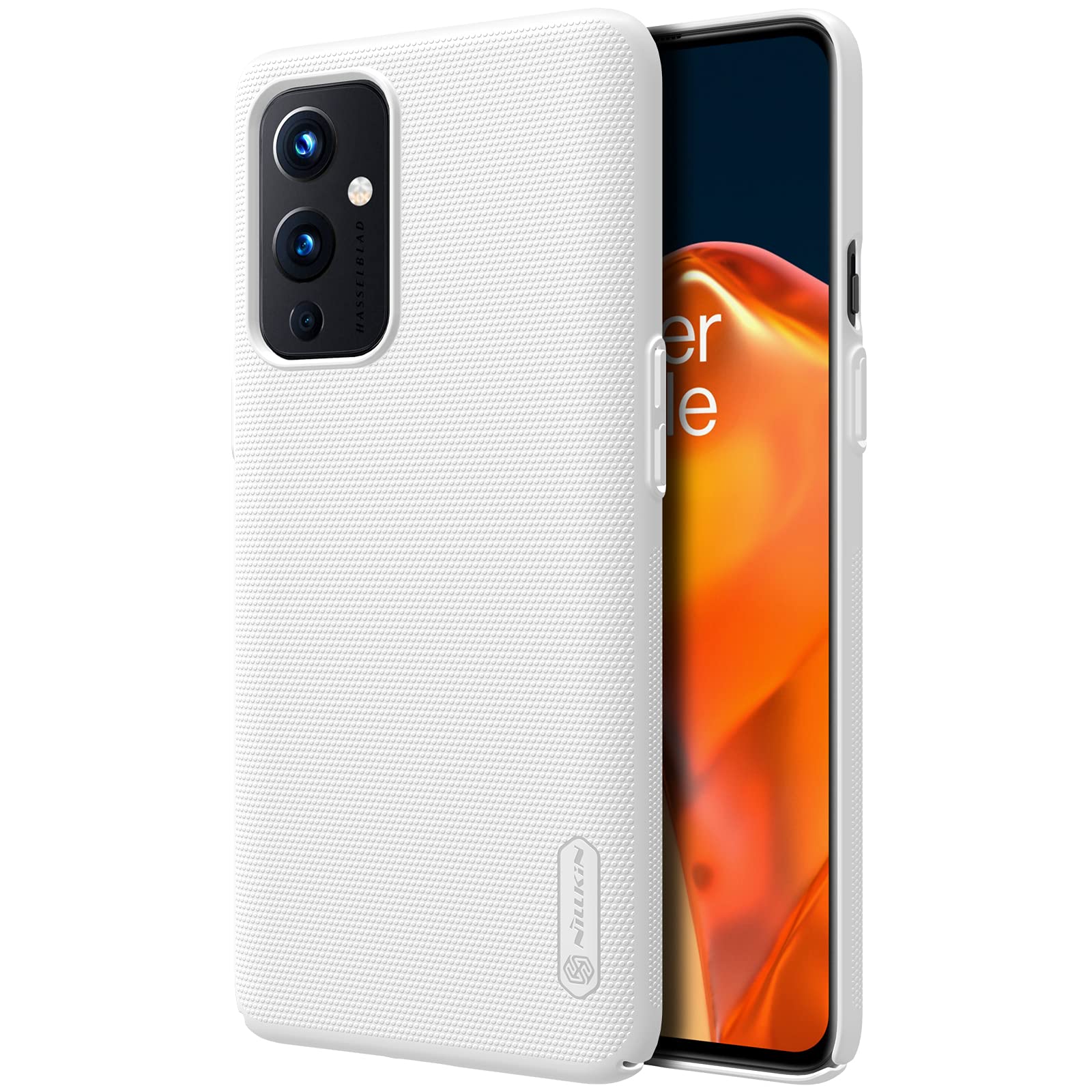 Nillkin Polycarbonate Case for Oneplus 9 One Plus 9 (1+9) (6.55" Inch) Super Frosted Hard Back Cover Pc White Color