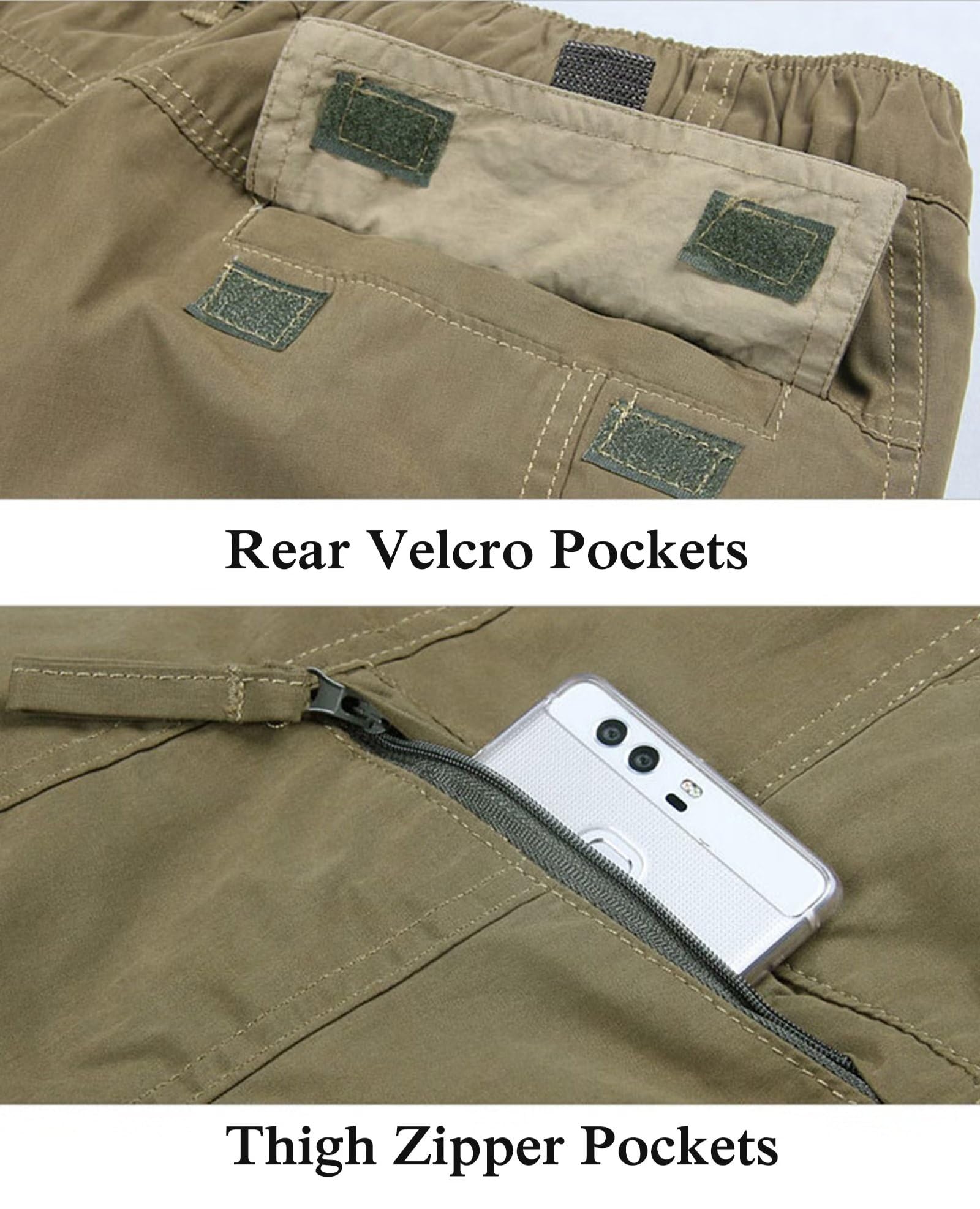 Pantalones de Trabajo con Forro Polar para Hombre,Pantalones térmicos Multibolsillos Pantalones tácticos Otoño Invierno Pantalones Softshell Pantalones de Combate con 6 Bolsillos