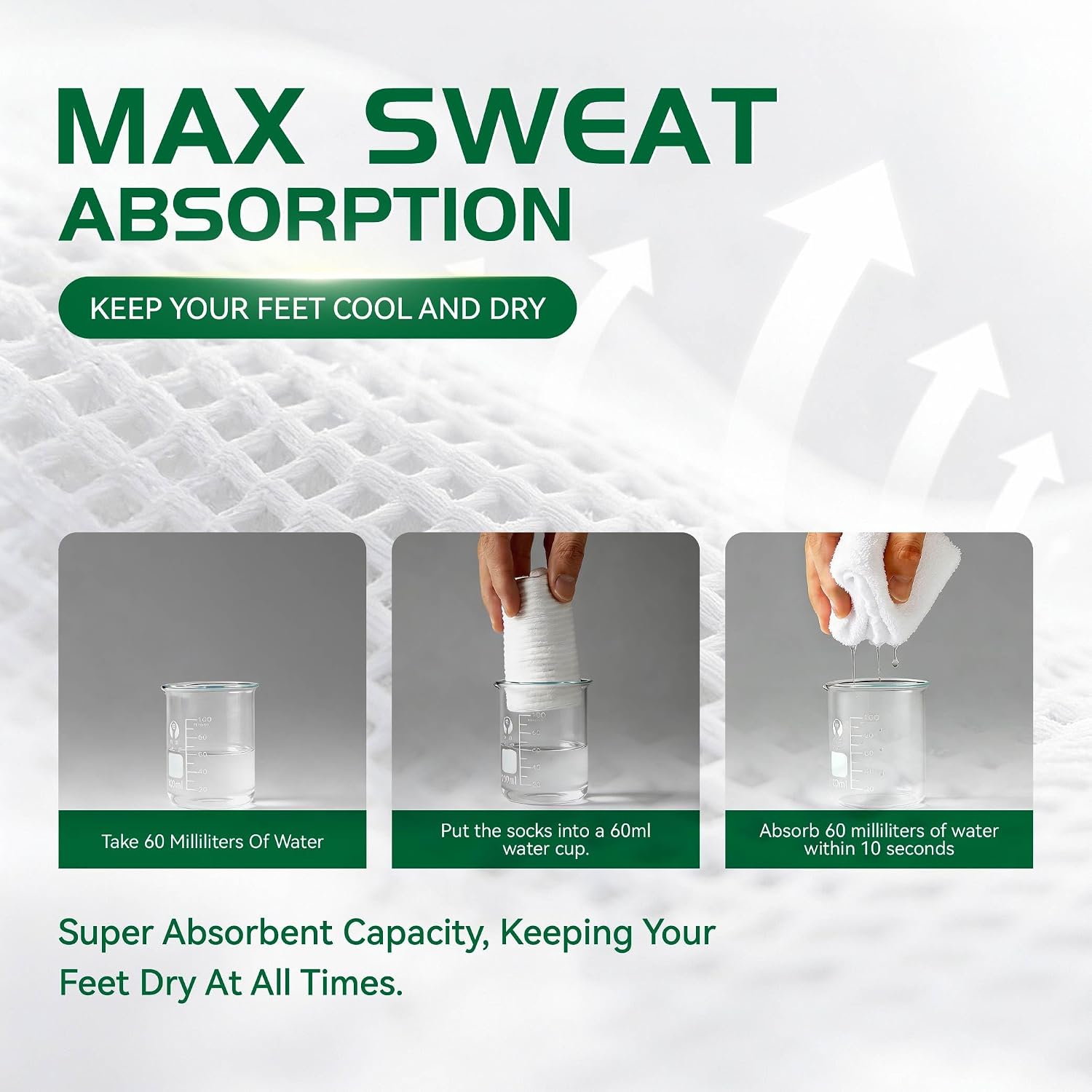 Men's Crew Socks, White Socks Men,Cushioned Cotton Athletic Arch Support Moisture Wicking,1-Pairs Premium Trial Pack
