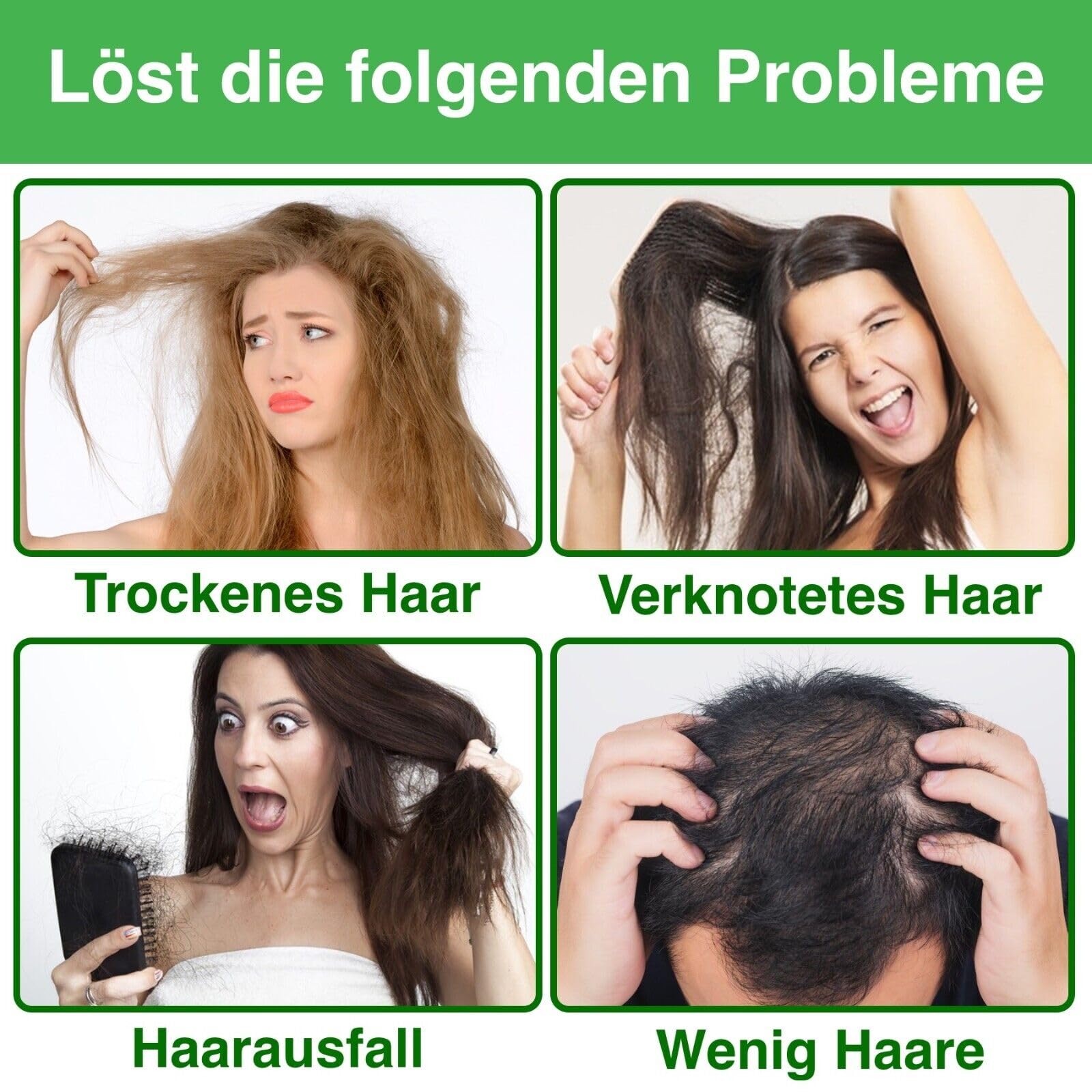 P-Beauty Rosmarin Haarpflege Set2 - Haarmaske 60g, Rosmarinöl 60ml, Shampoo 300ml & Conditioner 300ml, für Haarwachstum & Kopfhaut | Haarpflegekur, Haarpflegeöl, Stärkungsshampoo, Haarspülung Set