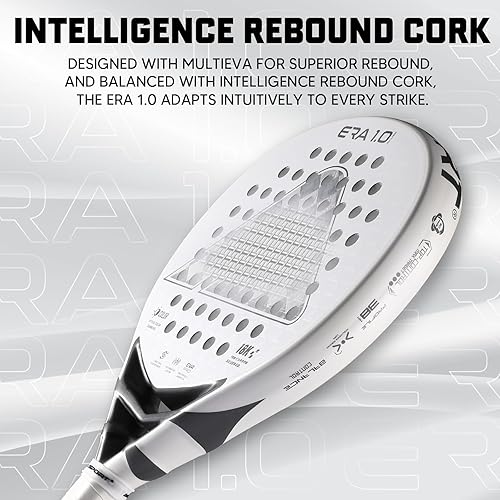 Miniatura 5 de AMASPORT 2025 Era-1.0 Series Pros - Raqueta de pádel de carbono de 18 quilates y tecnología que cambia de color Control avanzado de giro y raquetas