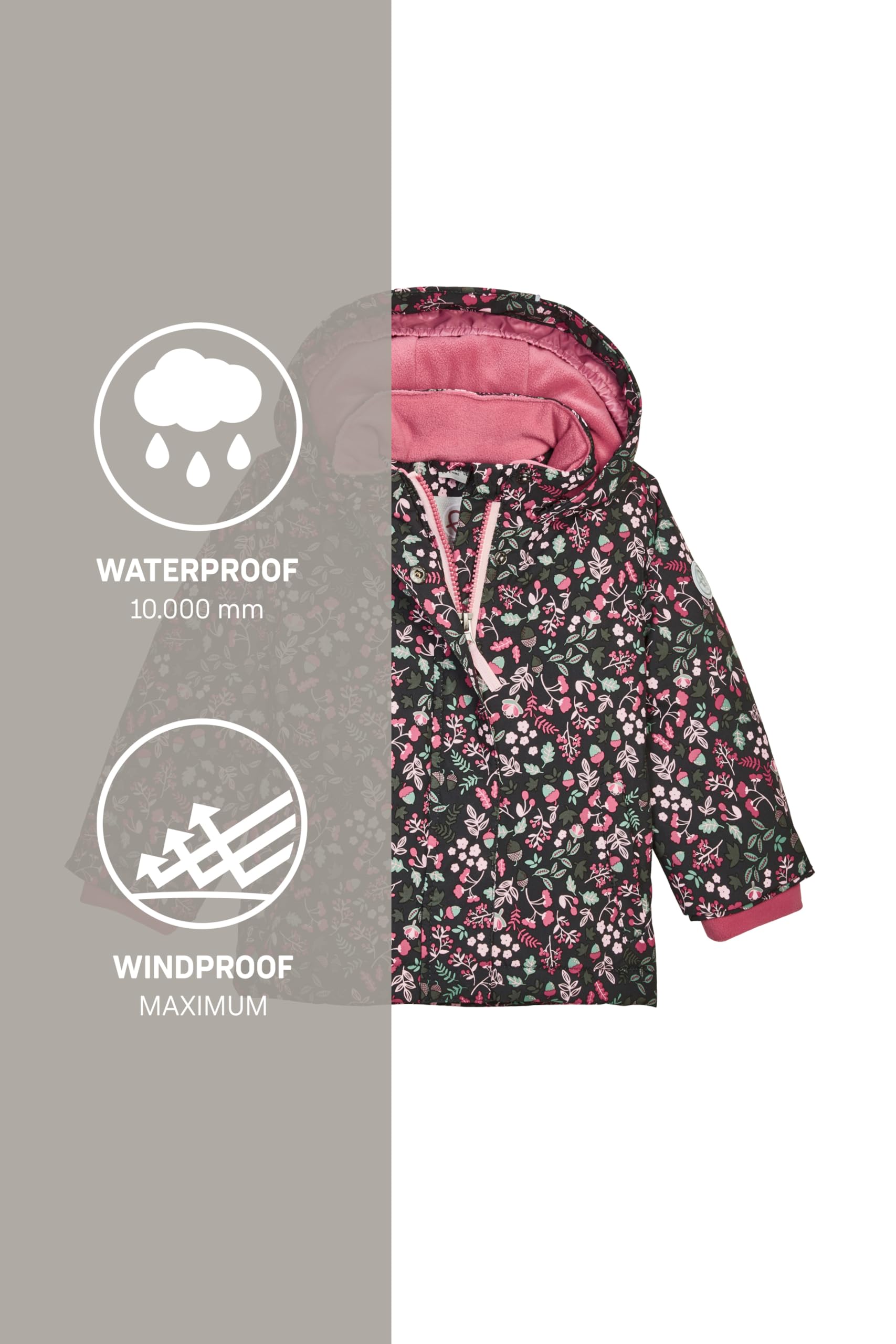 first instinct by killtec Fiow 13 Mns Jckt Chaqueta funcional/chaqueta de exterior con capucha Unisex bebé