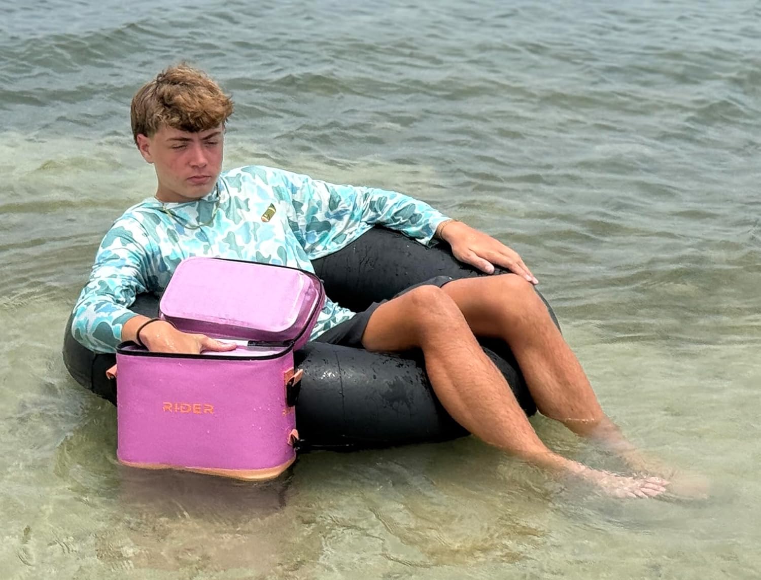 Rider Coolers PWC Jet Ski Sea Doo Cooler Fits Personal Watercraft, Kayaks, Inner Tubes with backpak Harness